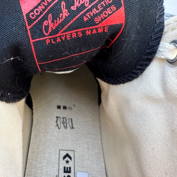 CONVERSE CHUCK TAYLOR 70 HI FEAR OF GOD FOG ESSENTIALS IVORY BLACK 167955C 10.5. - Picture 13 of 14